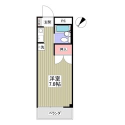 滝マンション第二春来の物件間取画像